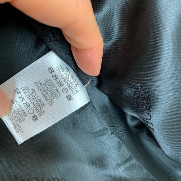 Hobbs Made in England Cashmere Blend Coat Size 10 - Picture 11 of 12